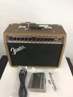 OPEN BOX FENDER ACOUSTASONIC 40 ACOUSTIC GUITAR COMBO AMPLIFIER, 40W, BROWN