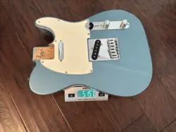 2022 FENDER PLAYER TELECASTER LOADED GUITAR BODY TIDEPOOL BLUE MIM