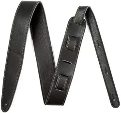 FENDER ARTISAN CRAFTED LEATHER GUITAR STRAP, 2IN, BLACK