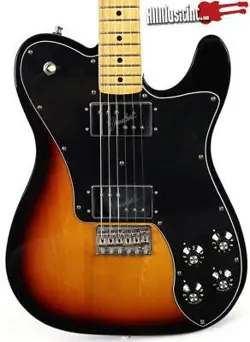 FENDER VINTERA 70S TELECASTER TELE DELUXE 3-TONE SUNBURST ELECTRIC GUITAR W/ HSC