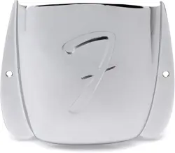 FENDER CHROME VINTAGE JAZZ BASS F BRIDGE COVER