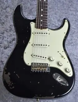 FENDER CUSTOM SHOP MICHAEL LANDAU 1968 STRATOCASTER RELIC / BLACK 3.65KG 2023 SA