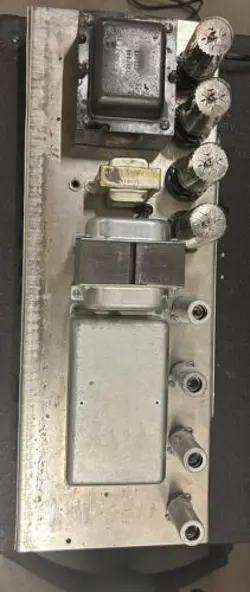 1964 FENDER SHOWMAN BLACKFACE TUBE AMP HEAD MODEL AB763 VINTAGE CLEAN! WORKS!