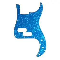 PARTS FOR US FENDER STANDARD PRECISION BASS GUITAR PICKGUARD, BLUE PEARL