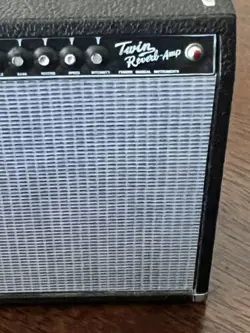 FENDER TWIN REVERB BLACKFACE MINIATURE AMP
