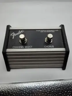 FENDER 2 BUTTON CHANNEL REVERB FOOTSWITCH