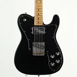 FENDER JAPAN JV SERIAL TC72-65 BLACK USED 1983 ASH BODY MAPLE NECK W/HARD CASE