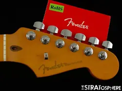 FENDER AMERICAN ULTRA II STRATOCASTER STRAT NECK   LOCKING TUNERS 