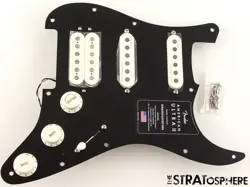 FENDER AMERICAN ULTRA II STRATOCASTER HSS LOADED PICKGUARD, STRAT S1 USA BLACK