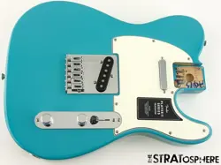 FENDER PLAYER II TELECASTER TELE, LOADED BODY MODERN ALDER AQUATONE BLUE