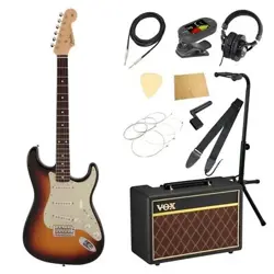FENDER MIJ TRADITIONAL 60S STRATOCASTER RW 3TS WITH VOX AMPLIFIER 11-PIECE BEGIN