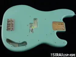 FENDER AV II AMERICAN VINTAGE 1960 PRECISION P BASS BODY & HARDWARE DAPHNE BLUE