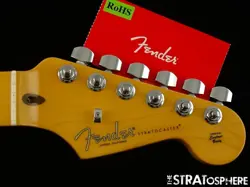 FENDER AMERICAN PROFESSIONAL II STRATOCASTER STRAT NECK W/ TUNERS, ROLLED MAPLE