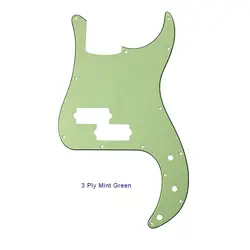 GUITAR PARTS FOR US FENDER PRECISON BASS GUITAR PICKGUARD, 3PLY MINT GREEN