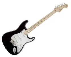 FENDER ERIC CLAPTON STRATOCASTER - BLACK W/ MAPLE FB