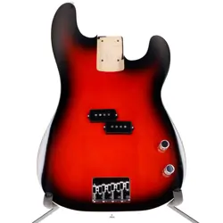 FENDER AERODYNE BASS BODY HOT ROD BURST FINISH MADE IN JAPAN 5LB 11OZ