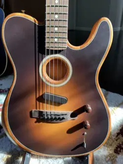 FENDER ACOUSTASONIC TELECASTER - SUNBURST