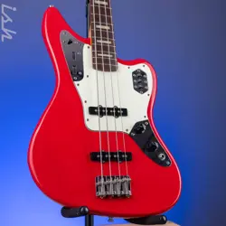 2007 FENDER JAGUAR BASS MIJ CIJ JAPAN CANDY APPLE RED