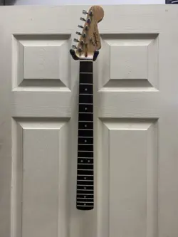 FENDER STRATOCASTER SQUIER ROSEWOOD GUITAR NECK W/TUNERS - NICE