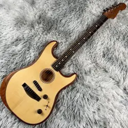 FENDER AMERICAN ACOUSTASONIC STRATOCASTER NATURAL      10 29