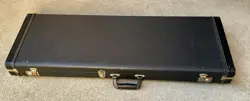 VINTAGE HARD CASE FOR FENDER STRATOCASTER / TELECASTER BLACK TOLEX