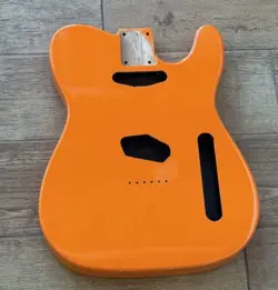 NEW TELE BODY FOR FENDER ALDER CAPRI ORANGE TELECASTER