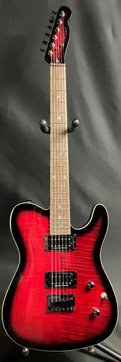 FENDER SPECIAL EDITION CUSTOM TELECASTER FMT HH ELECTRIC GUITAR BLACK CHERRY