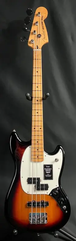 FENDER PLAYER II MUSTANG BASS PJ 4-STRING BASS GUITAR 3-TONE SUNBURST