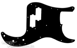 NEW - PICKGUARD FOR '70S FENDER AMERICAN PRECISION BASS, 3-PLY - BLACK