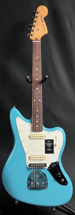FENDER PLAYER II JAGUAR ELECTRIC GUITAR AQUATONE BLUE FINISH