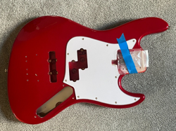 SADOWSKY V 5-STRING BASS BODY SPARKLE RED METROEXPRESS 4 LB 2 OZ FITS FENDER