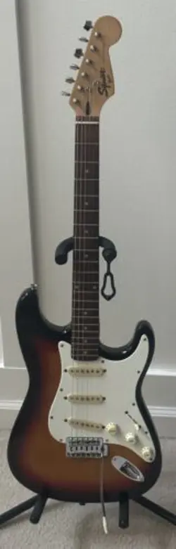 1995 KOREA FENDER SQUIER 50TH ANNIVERSARY STRATOCASTER 100% STOCK GOOD PLAYER!