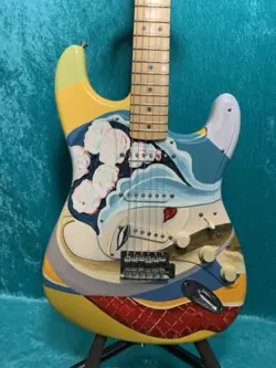 LAYLA MEXICAN FENDER STRATOCASTER CUSTOM PAINTED GUITAR MIM MEXICO STANDARD