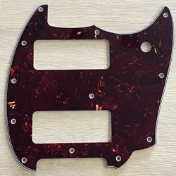 FITS FENDER OFFSET SERIES MUSTANG P90 STYLE GUITAR PICKGUARD,BROWN TORTOISE
