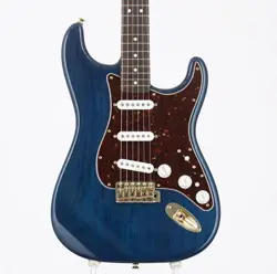 FENDER / DELUXE PLAYERS STRATOCASTER SAPPHIRE BLUE TRANSPARENT