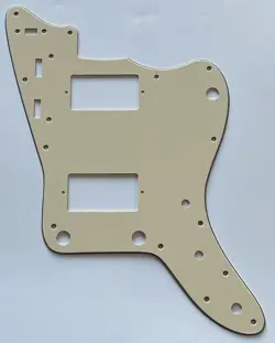 FOR FIT FENDER JAPAN JAZZMASTER PAF STYLE GUITAR PICKGUARD 3 PLY VINTAGE YELLOW