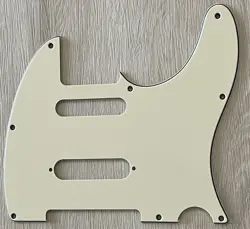 PICK FITS FENDER TELECASTER NASHVILLE TELE GUITAR PICKGUARD,3 PLY VINTAGE YELLOW