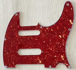 PICK FITS FENDER TELECASTER NASHVILLE TELE GUITAR PICKGUARD,4 PLY RED TORTOISE