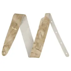 FENDER / TIE DYE LEATHER STRAP NATURAL