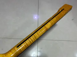 21 FRET STRAT ELECTRIC GUITAR NECK FLAME MAPLE FOR DIY FENDER REPLACE ROSEWOOD