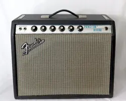 VINTAGE 1971 FENDER PRINCETON REVERB SILVERFACE TUBE AMP KILLER TONE VG