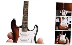 OFFICIALLY LICENSED MINI SUNBURST FENDER STRAT GUITAR REPLICA
