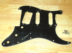 FENDER 1980 BLACK 3 PLY STRATOCASTER PICKGUARD