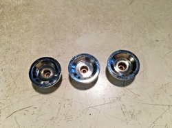 CHROME GUITAR KNOBS