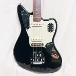 FENDER MADE IN JAPAN JAGUAR BLACK MH MOD ELECTRIC GUITARS MUSICAL P03