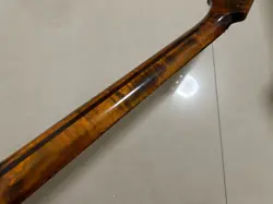 22 FRET STRAT ELECTRIC GUITAR NECK GLOSS FLAME MAPLE FOR DIY FENDER REPLACEMENT