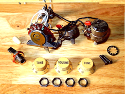 FENDER 1989 USA WHITE AMERICAN STRATOCASTER ELECTRONIC CONTROL POTS HARNESS