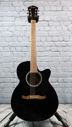 FENDER FA-135CE CONCERT ACOUSTIC-ELECTRIC GUITAR - BLACK