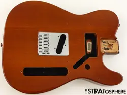 FENDER PLAYER II TELECASTER TELE BODY & HARDWARE CHAMBERED MAHOGANY MOCHA