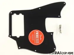 FENDER SQUIER AFFINITY JAGUAR BASS H PICKGUARD BASS GUITAR BLACK